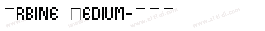 Urbine Medium字体转换
